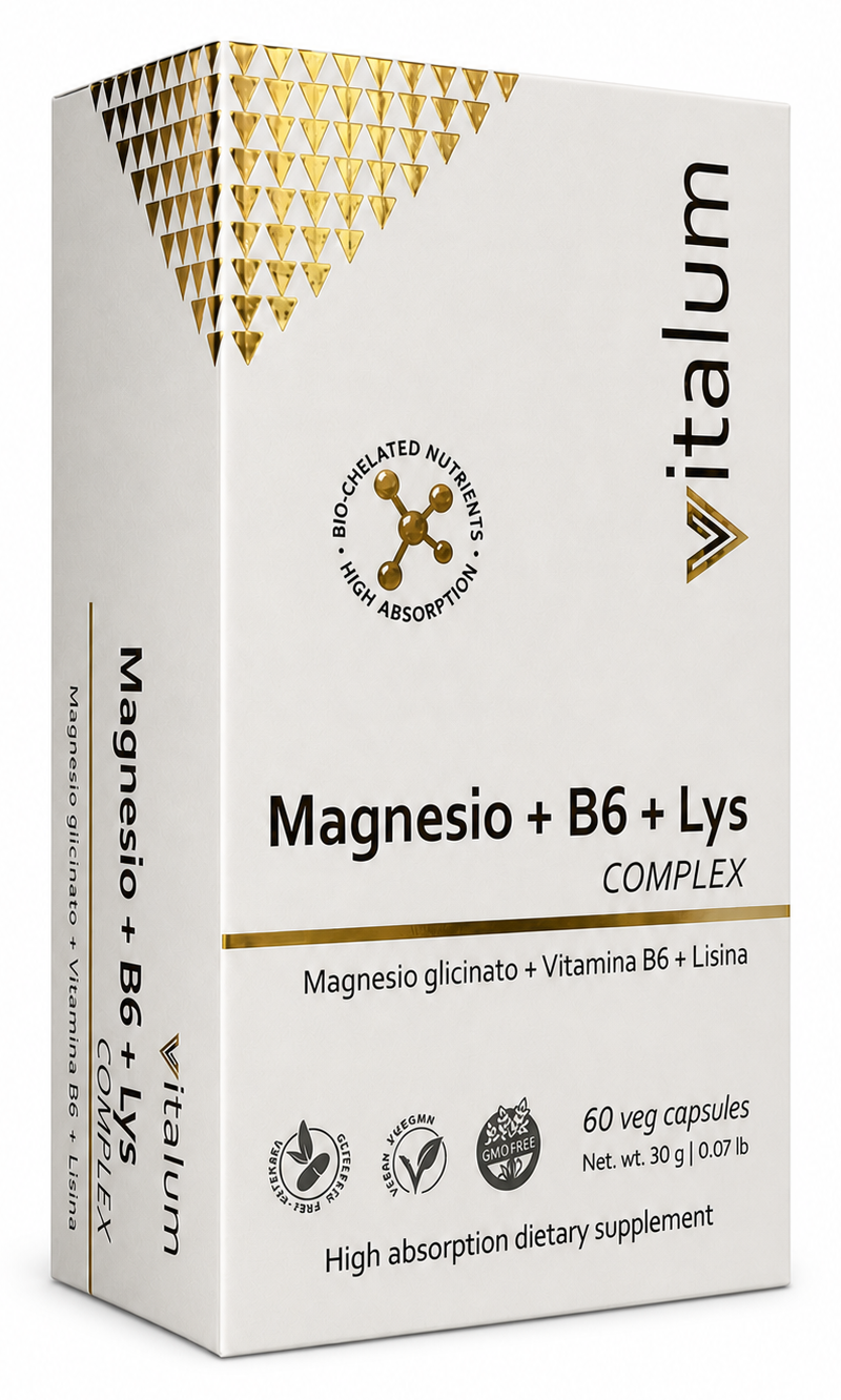 Magnesio + B6 + Lys